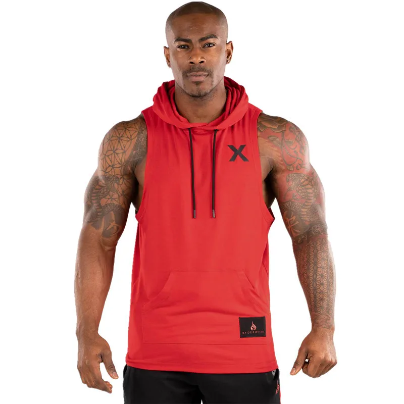 Sleeveless Bodybuilding Hoody