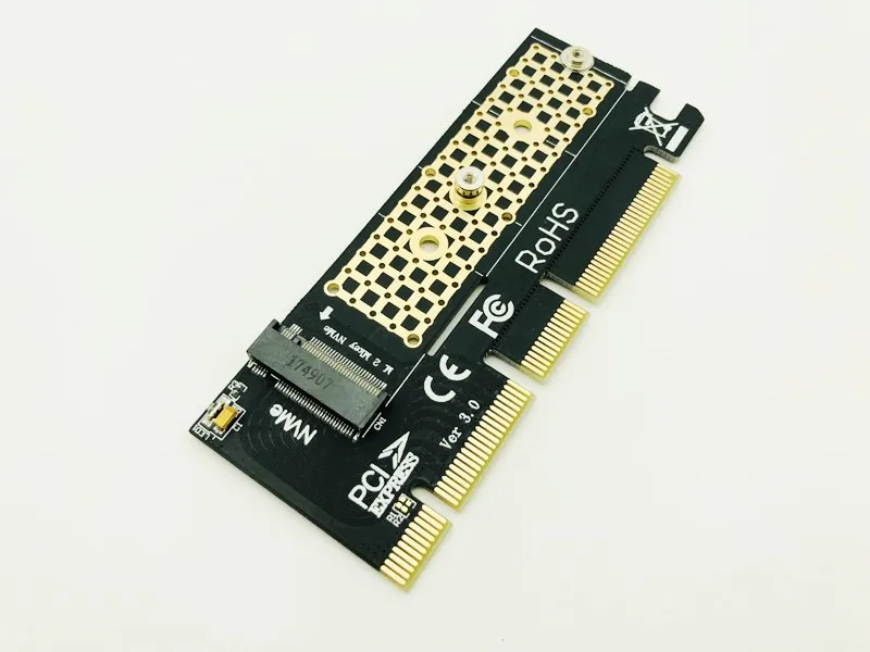 PCI Express PCIE 3 0 X4 до M2 SSD NVME адаптер карты M Key интерфейс E карта расширения для 2230 2242 2260