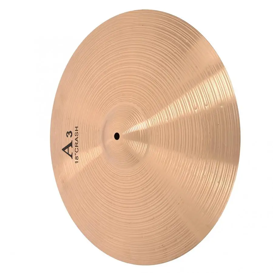 A3 барабан Cymbal 18in латунный металлический барабан Cymbal музыкальный ударный инструмент Запчасти Аксессуары