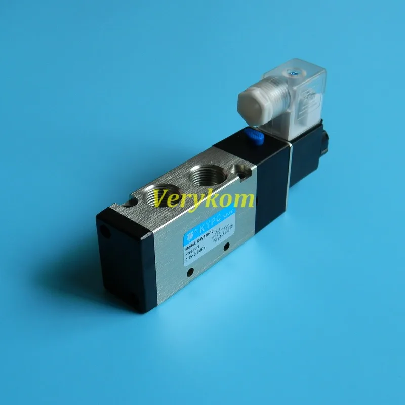 

100% Quality Guarantee Solenoid Valves Air Gas Control Valve 3/8" BSP 2 Position 5 Port 2/5 Way 4v310-10 12v 24v 110v 220v dc ac