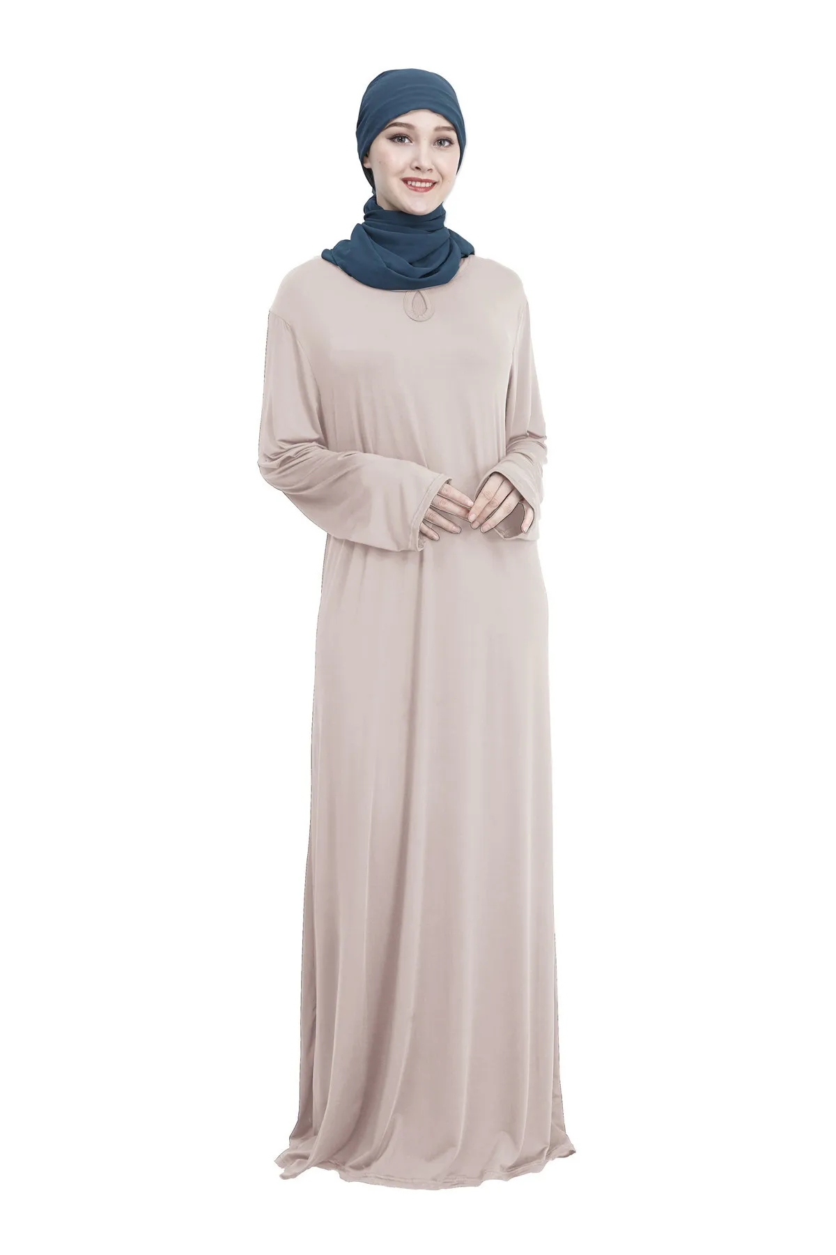 can pick color size Arab Long Plain Abaya Islamic Dress Middle East Lady's Gown (exclude Hijab) 130~150cm | Тематическая одежда