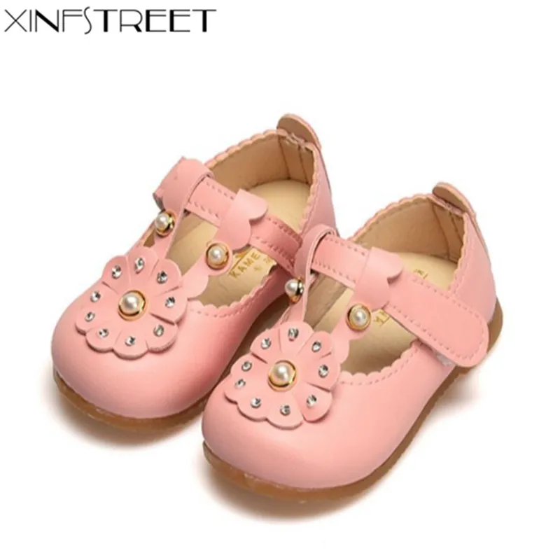 Xinfstreet Brand Baby Toddler Shoes Flower Children Princess Soft