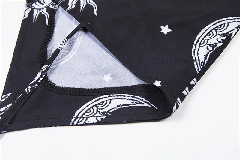 JIEZuoFang эстетическое винтажное черное платье с принтом Лето Элегантное повседневное Сетчатое платье на пуговицах платье с v-образным вырезом на бретельках