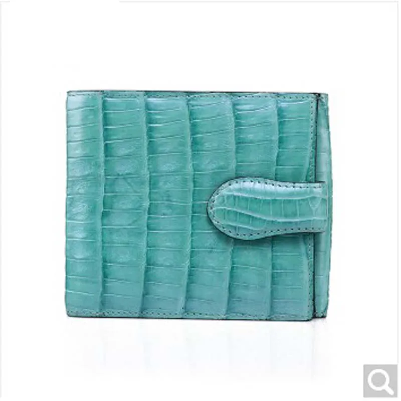 

2018 Beijue men wallet female crocodile leather men wallet multi-function small pocket