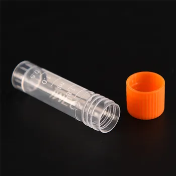 

20pcs Freezing Tubes With Screw Cap 1.8ml PP Lab Analysis Graduation Centrifuge Tube Volume Vials Bottles