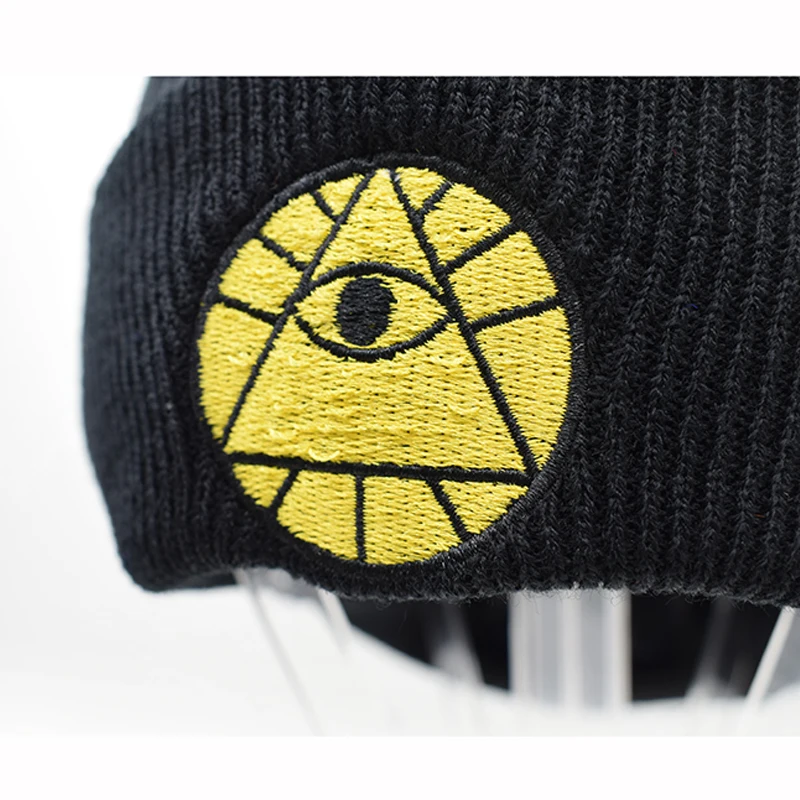 Климатическая Гравити Фолс шапка шапки Bill Dipper Mabel Beanie зимняя теплая вязаная для
