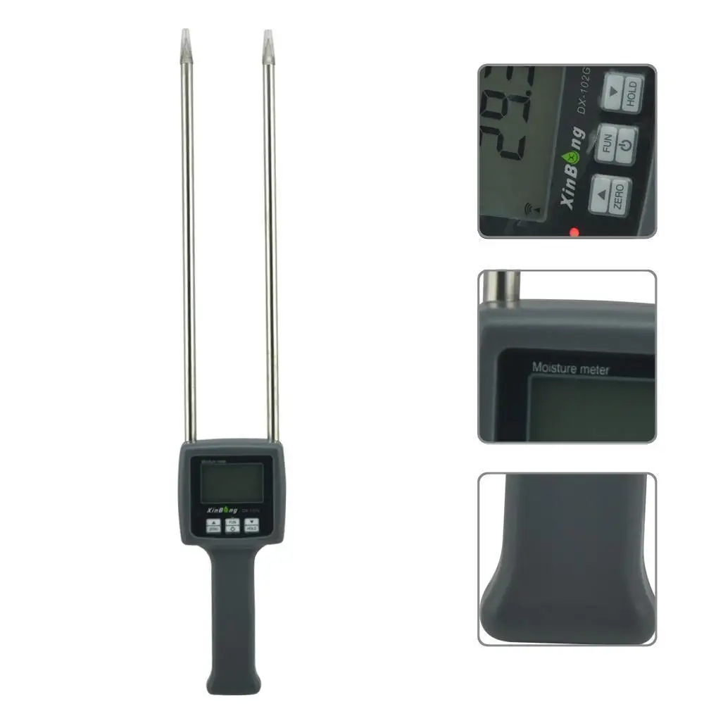 Hygrometers Professional grain flour moisture meter tester maize Paddy