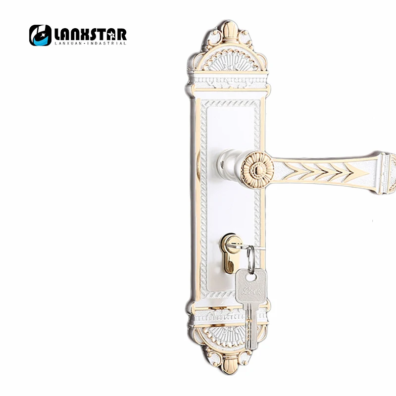 New Design Door Handle Lock European Style Top Zinc Alloy Locks Copper Lockcore Handles Lockset New Design Door Handle Lock European Style Top Zinc Alloy Locks Copper Lockcore Handles Lockset