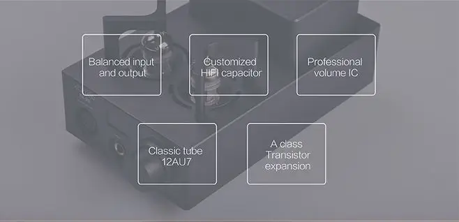 XDUOO TA-20 12AU7 трубка высокопроизводительный сбалансированный ламповый усилитель для наушников стерео усилитель мощности