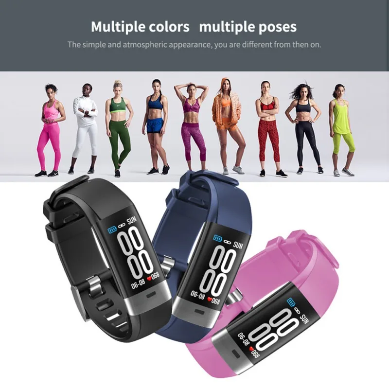 

G36 ECG Color Screen Smart Bracelet Wireless Bluetooth Health Monitoring Sports Tracking Smart Watch