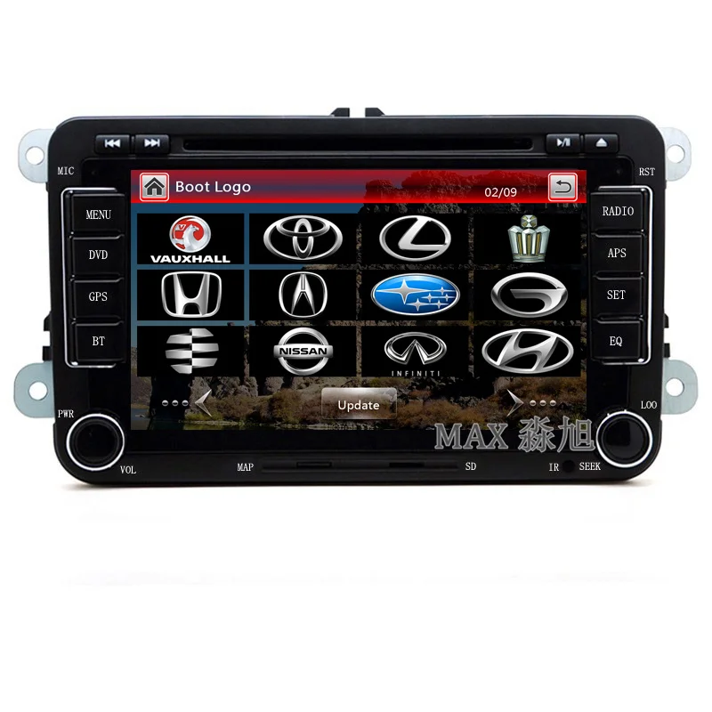 Discount rns510 2din 7" Car DVD Player for VW JETTA PASSAT/B6/CC GOLF 5/6 POLO Touran Tiguan Caddy SEAT with Radio BT swc GPS free map 4