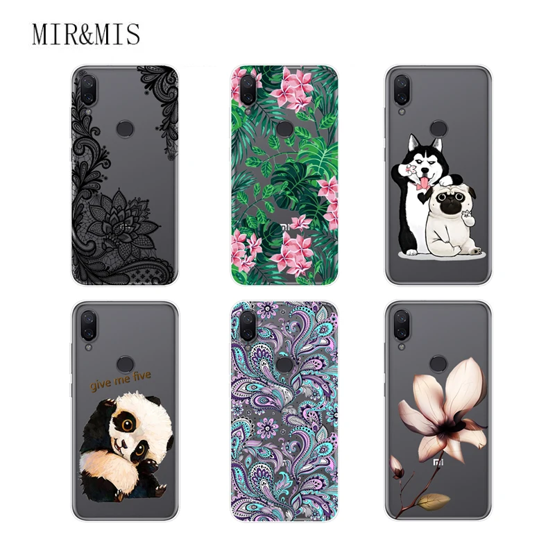 Case For Xiaomi Mi Play 5.84 Inch Transparent Printing Drawing Silicone Phone Cases Cover |