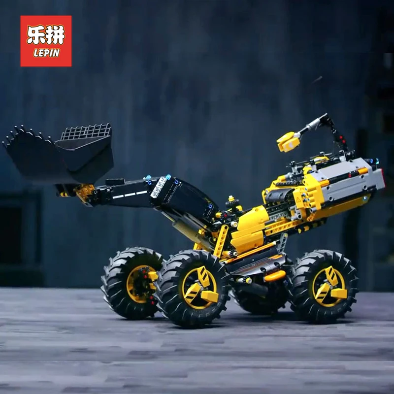 

2018 DHL Lepin 20084 1307Pcs Technic Volvo Concept Wheel Loader ZEUX Set Compatible 42081 Model Building Kits Blocks Bricks Toys