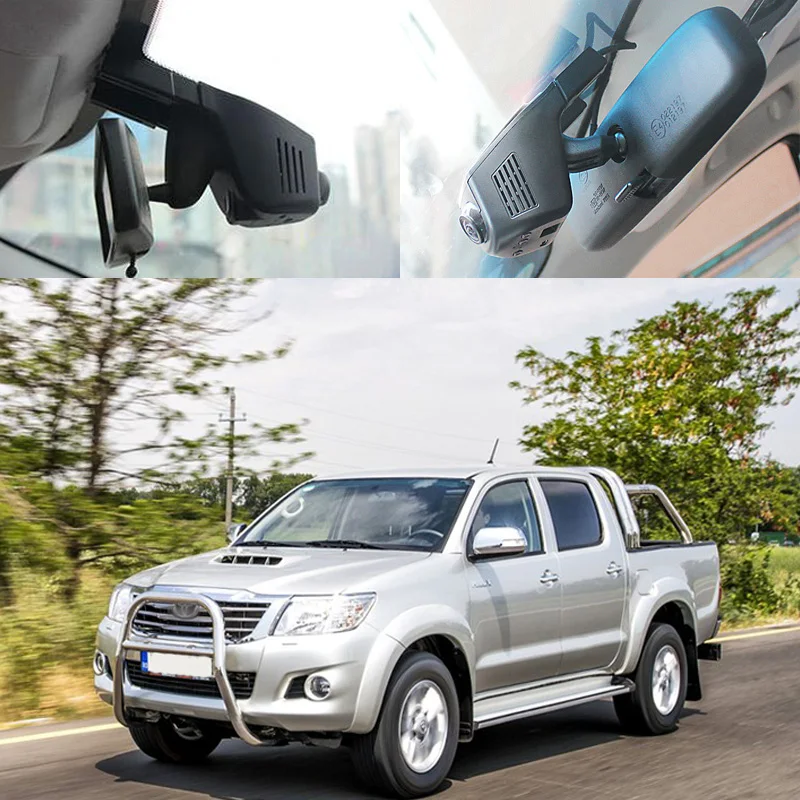 BigBigRoad для Toyota Hilux Matrix Supra Crown Vios/для Lada Kalina 1 2 Автомобильный Wi-Fi DVR видеорегистратор |