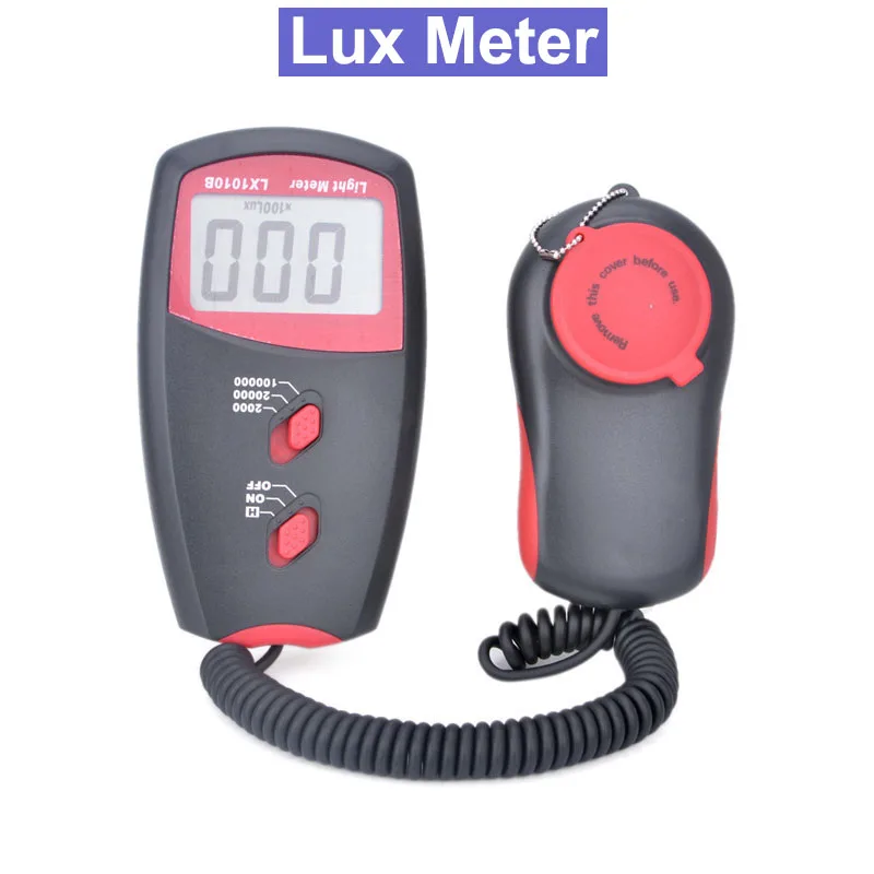 

New 3 Range Digital LCD 100,000 Lux Meter Photometer Luxmeter Light meter LX1010B