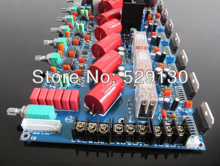 Diy TDA7293 HIFI 5 1 усилитель доска с A1 предусилителя сабвуфер защиты динамиков домашнее