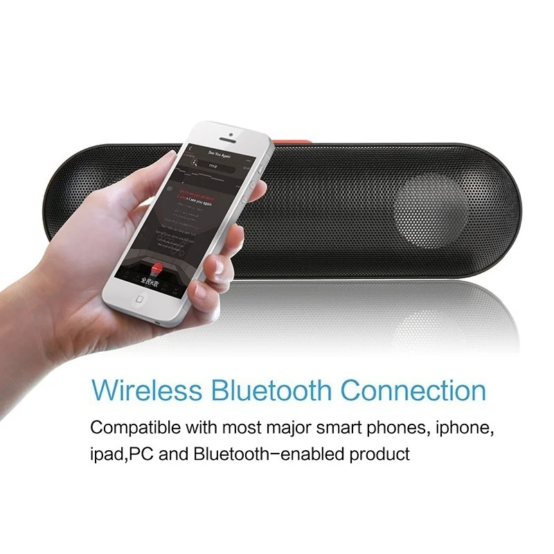 Mini Bluetooth Динамик Портативный Беспроводной звук Системы 3D музыке стерео объемного