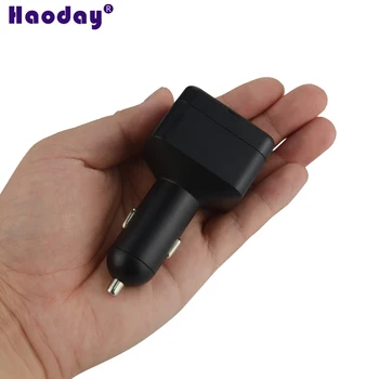 

Real-time tracking Car Charger HVT001 GPS Tracker SOS call Plugged out alarm easy operation Vehicle Device Dual charging port