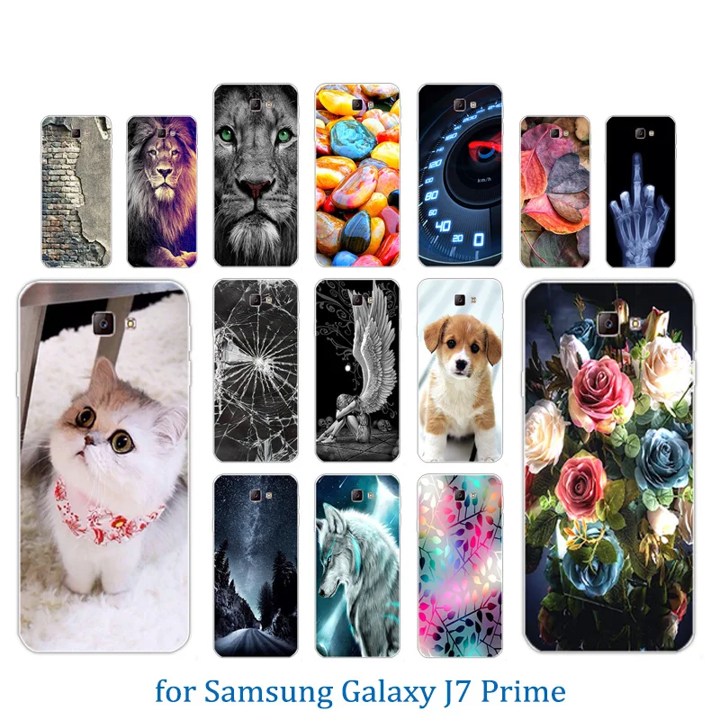 5 &quotFundas для Samsung Galaxy J7 Prime On7 2016 G610 Роскошный телефон черный матовый чехол G610F