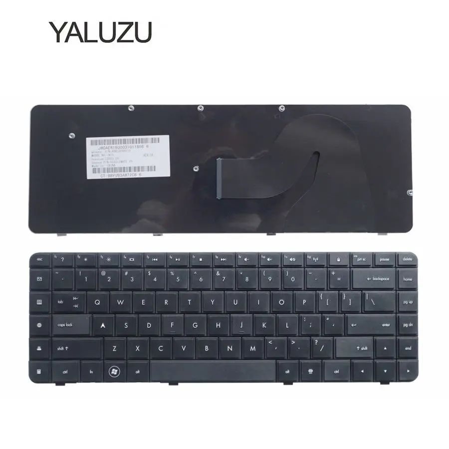 YALUZU английская клавиатура для ноутбука hp CQ62 G62 G62-a25eo CQ56 G56 для Compaq 56-62 G56 G62 CQ62 CQ56 CQ56-100 английский(США) черный