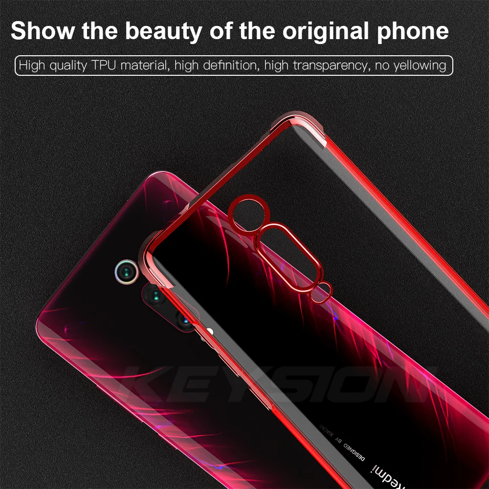 Ударопрочный чехол KEYSION с покрытием для Xiaomi Mi9T Pro Redmi K20 противоударный прозрачный