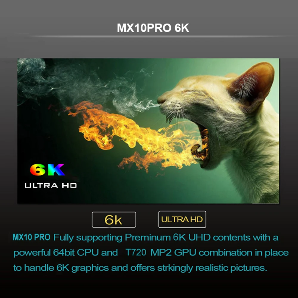 MX10 PRO для приставки android Smart ТВ коробка Android 9,0 MX10 плюс Allwinner H6 4K Media Player 6K Изображение декодирования 4 Гб оперативной памяти, 32/64GB 2,4G, Wi-Fi, ТВ коробка