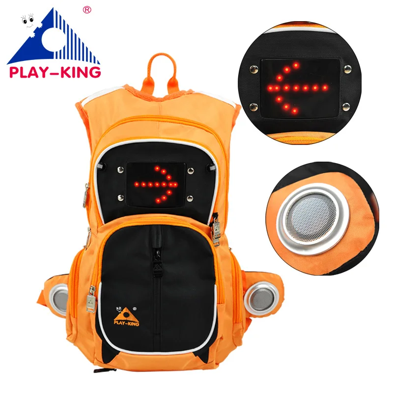 Рюкзак PLAYKING для езды на велосипеде и мотоцикле ранец 16 л со светодиодной