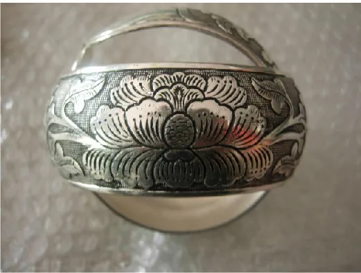 

Silver Bracelet craft gift with a variety of fine patterns