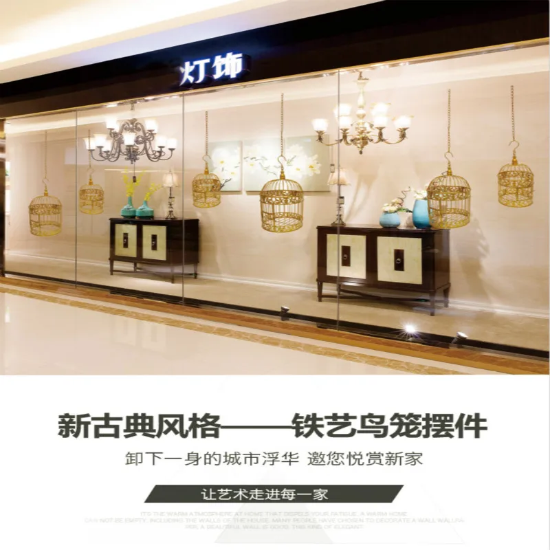 Title 1, Fashion Large Antique Decorative Bird Cages Han...