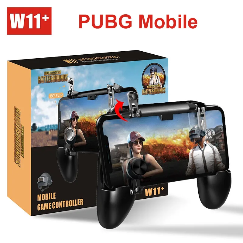 

PUBG Mobile Gamepad Joystick Metal L1 R1 Trigger Game Shooter Controller for iPhone Android Phone Mobile Gaming Gamepad