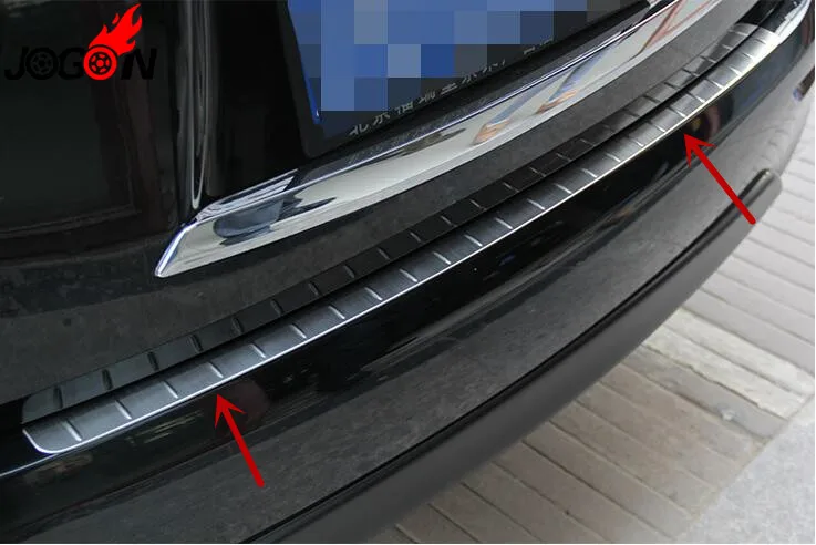 

Accessories 304 Stainless Steel Rear Bumper Protector Tailgate Cover Door Sill For INFINITI JX35 QX60 2013-2015 Car styling