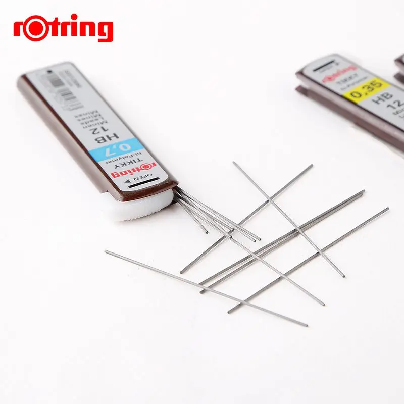 Механический карандаш Rotring 0 7 мм/0 5 мм/1 35 мм B/HB/H/2B/2H Автоматические заправки для