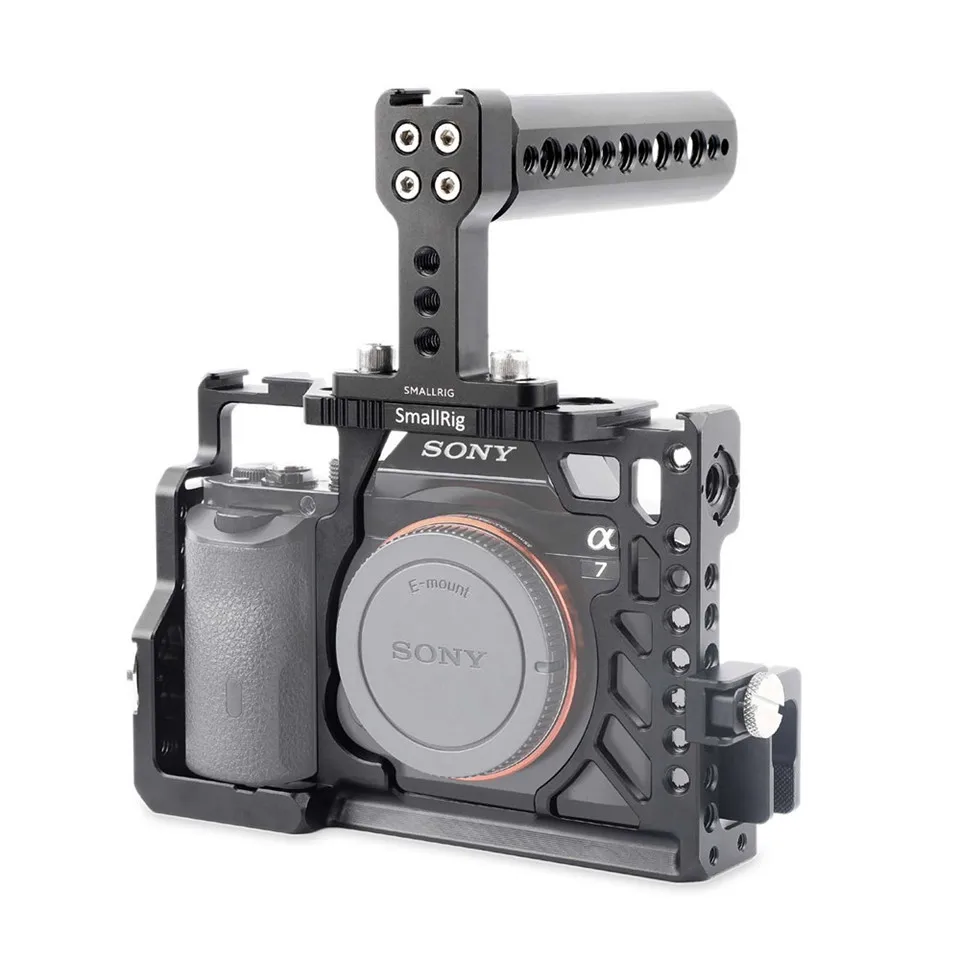 SmallRig A7 аксессуары для камеры установка клеть комплект для Sony A7/A7S/A7R с верхней ручкой и HDMI Кабельный зажим 2010