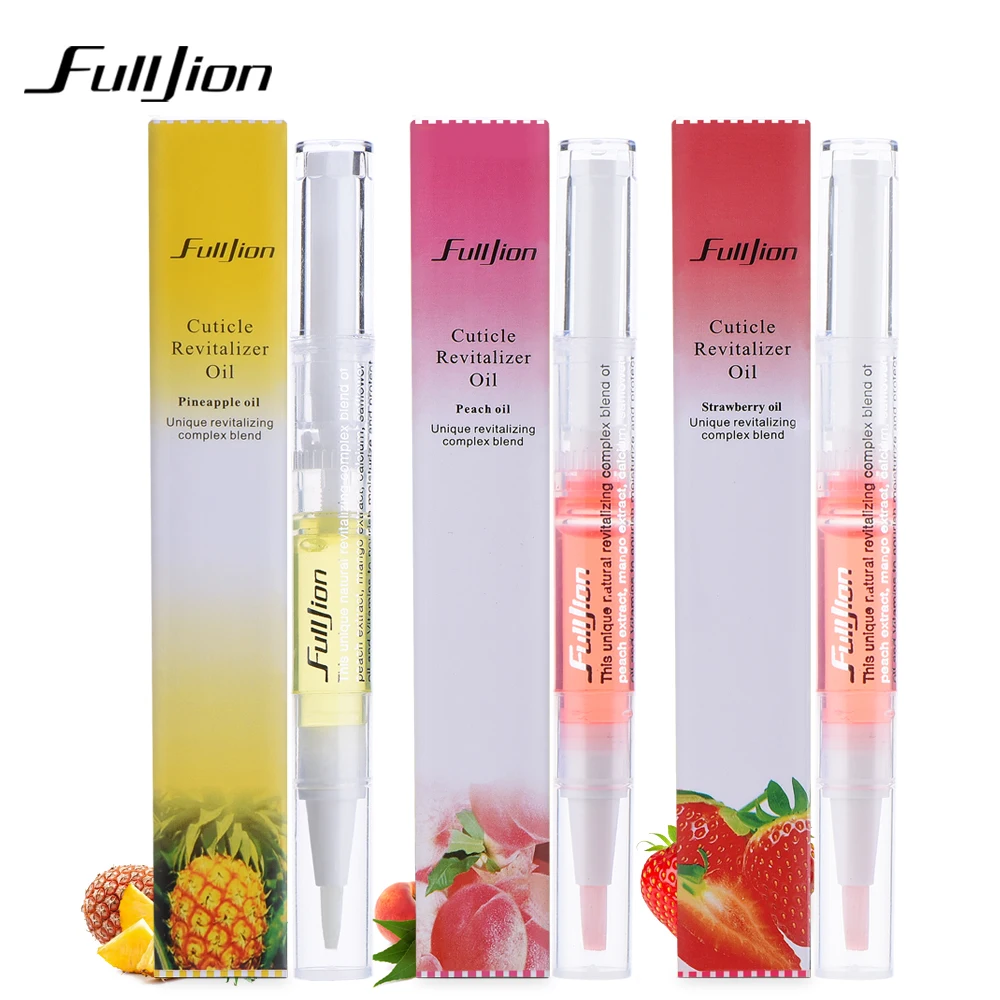 spesifikasi Fulljion 1 Pcs Baru Cuticle Revitalizer Oil Buah Paku Seni Pengobatan Manikur Melembutkan Alat Pena Kuku Kutikula Minyak untuk Kuku makeup