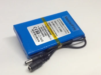 

New MasterFire Portable DC 12V 6800mAh Super Rechargeable Lithium-ion Battery Batteries Pack For Security CCTV Camera