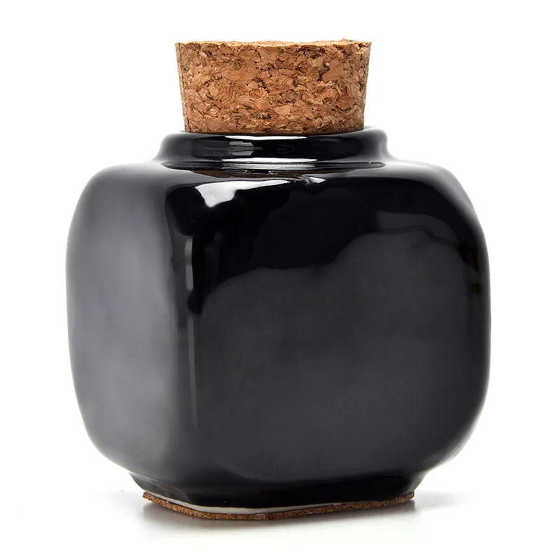 1 шт./лот фарфоровый Материал Черный цвет дизайн ногтей Акриловое Стекло Dappen Блюдо контейнер для жидкой пудры
