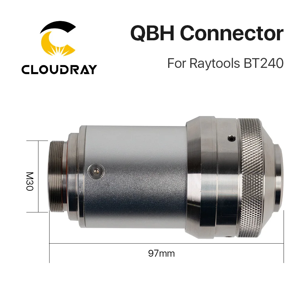Соединитель лазерной головки Cloudray QBH BT240 BT240S для волоконного лазера 1064