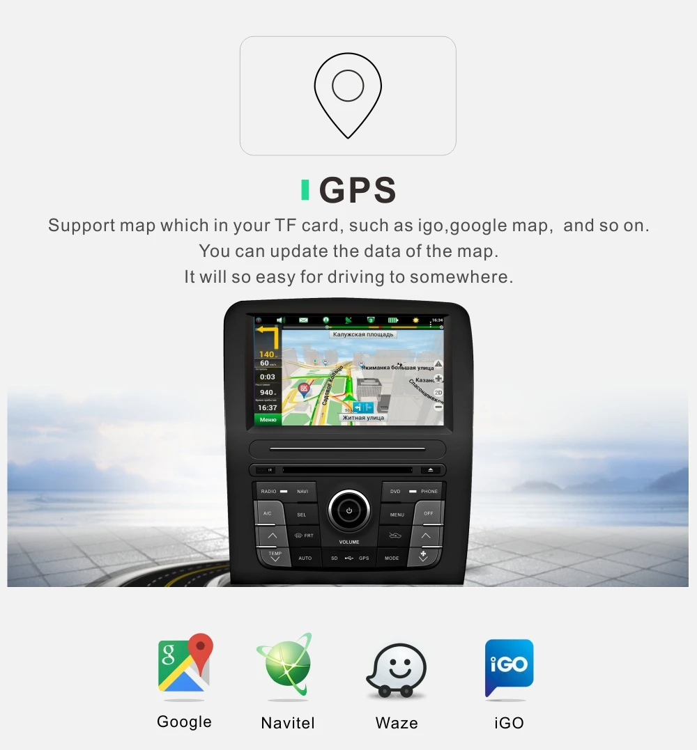 Best Dinpei Android car dvd for Haval Hover  Great Wall H3 H2 2003-2009 car radio gps navigation car multimedia dvd player 8" screen 23