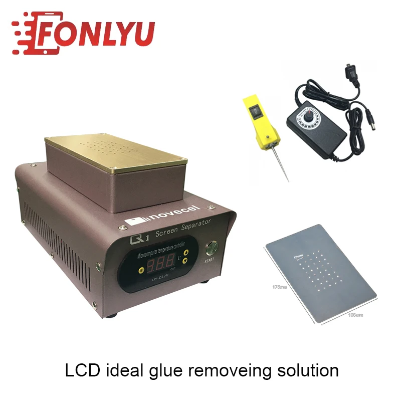 

Ideal Glue Remove Solution For LCD OCA Glue Cleaning(Included Glue Remover&Silicone Pad)