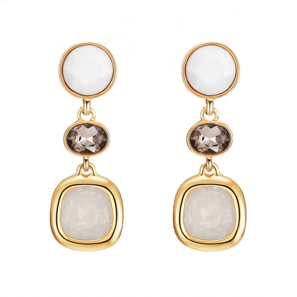

2018 Fahion Earrings Clourful Resin Earrings Hoop Earrings