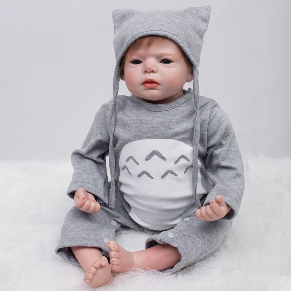 OtardDolls Bebe Reborn 22 дюйма 55 см мягкий силиконовый винил Baby Doll игрушки Реалистичные
