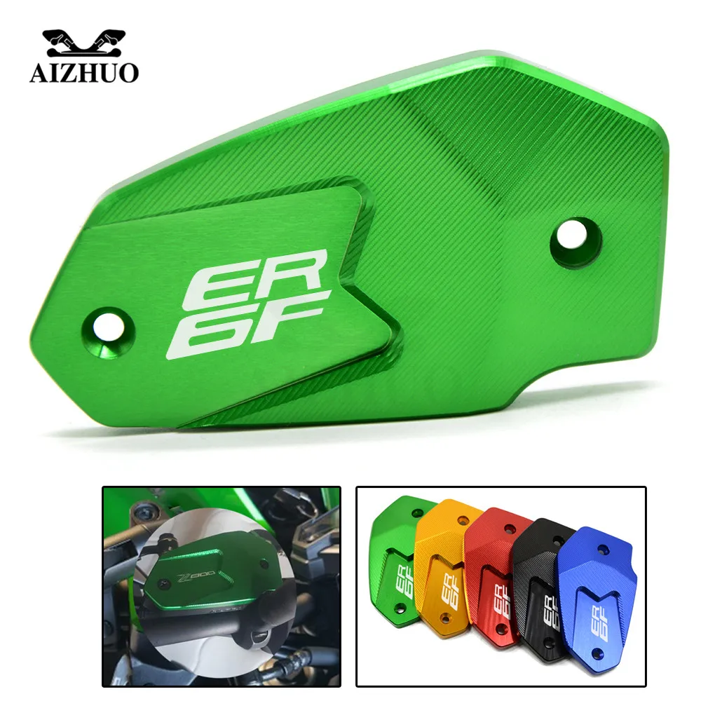 Motorcycle Accessories Front Brake Fluid Fuel Reservoir Tank Cap Cover FOR KAWASAKI ER6F ER 6F 2006 2007 2008