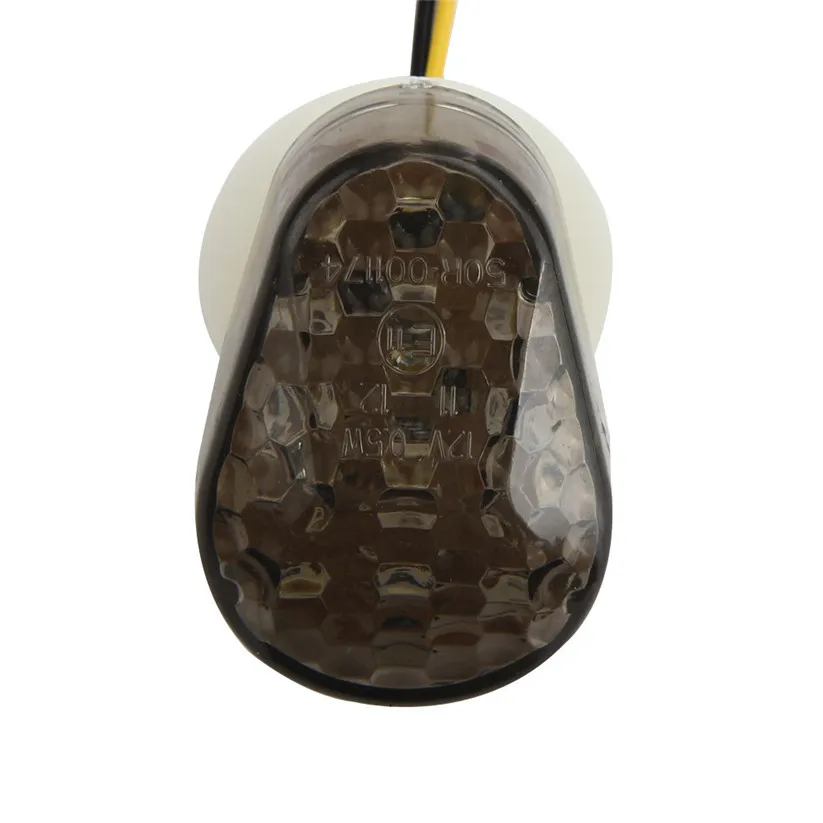 

KAKUDER Motorcycle Bike LED Turn Signals Amber Indicator Light Flasher DC12V zz0218 dropship