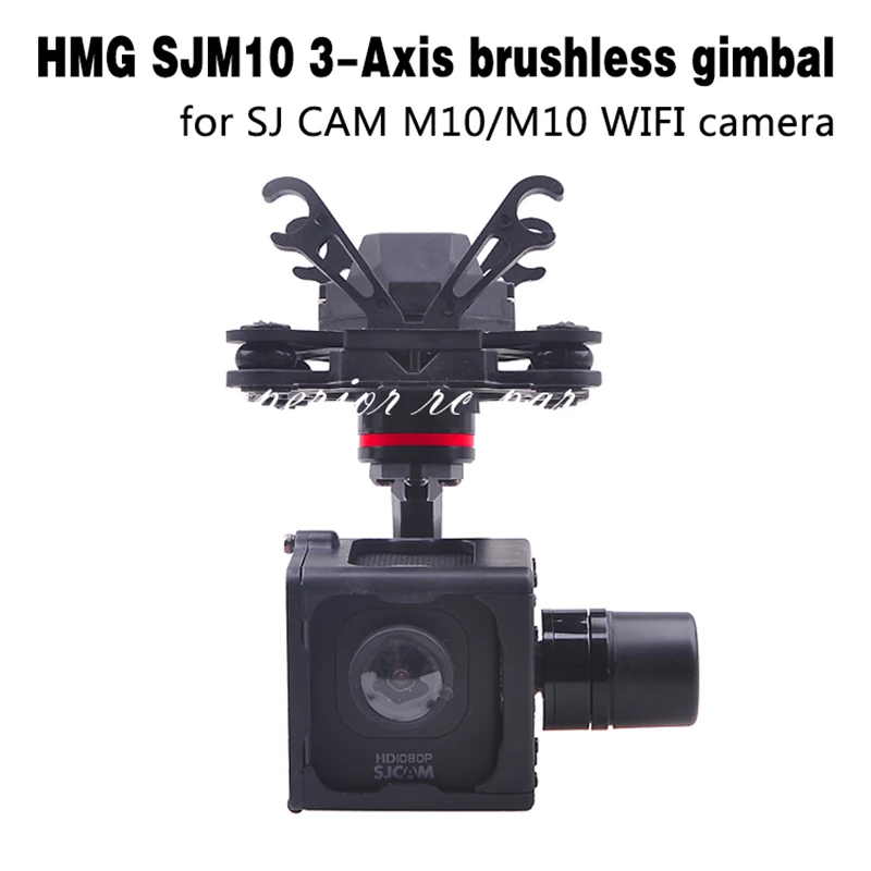  HMG SJM10 3-Axis Brushless Gimbal For SJ CAM / Wifi Camera FPV Racing W/ AV Output GSX