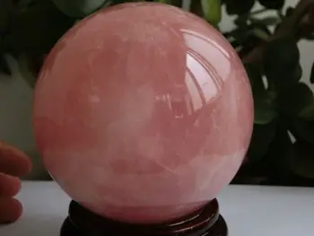 

1084g A+++ Natural Rose Quartz Crystal Sphere Ball