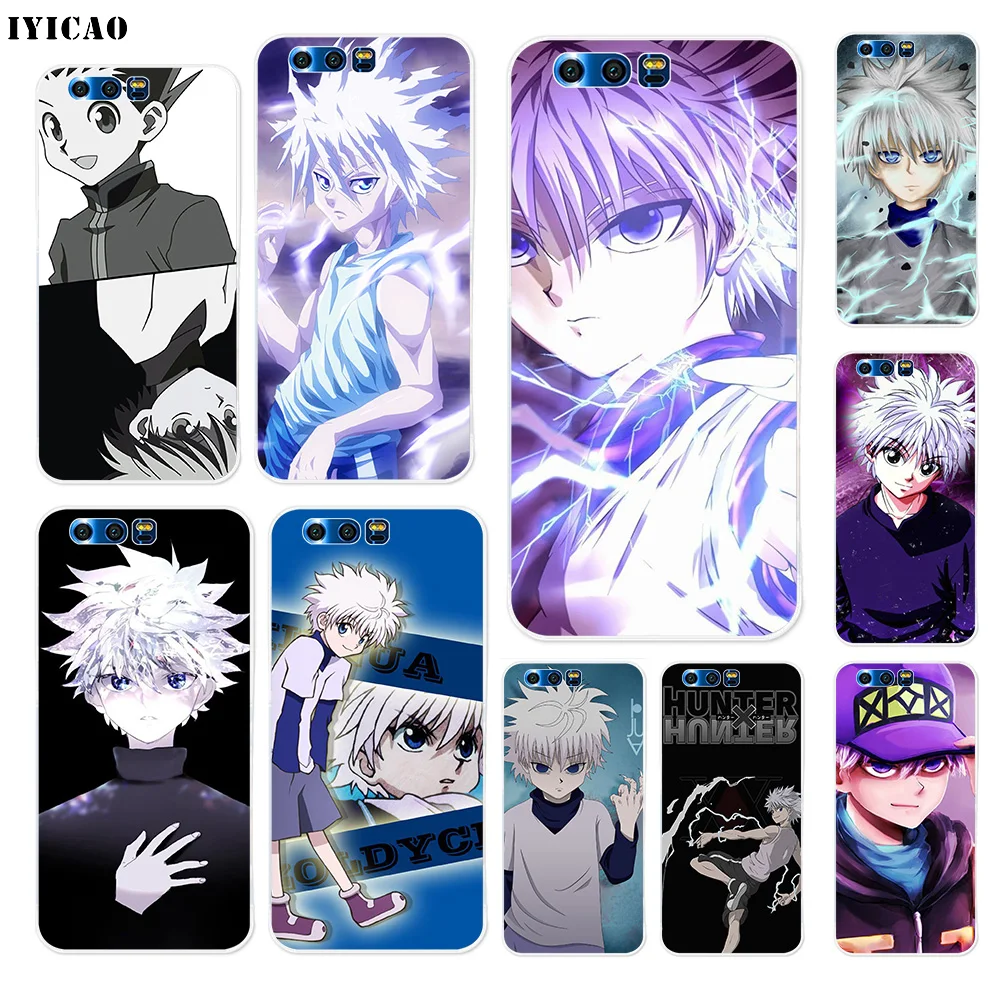 Мягкий силиконовый чехол IYICAO Killua Zoldyck hunter x Для Huawei Y9 Y7 Y6 Prime 2018 Honor 8C 8X 8 9 10 Lite 7X 7C 6A 7A