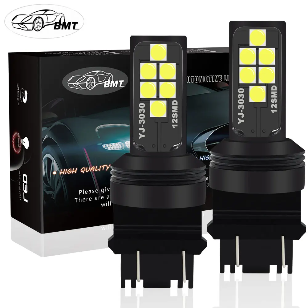 

BMT T25 P27/7W LED P27W 3156 3157 P27 7W P27/5W Car LED Light Turn Signal Lamp Tail DRL Light Auto led 12V Car White Amber Red