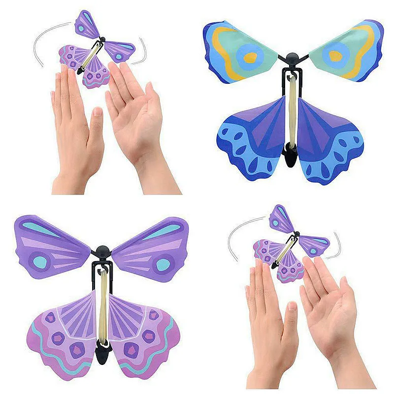 Magic Fly Butterfly Toys Magic Toys Props Magic Tricks Change Hands Funny Prank Joke Mystical Fun Classic Toy Surprise Gift Magic Fly Butterfly Toys Magic Toys Props Magic Tricks Change Hands Funny Prank Joke Mystical Fun Classic Toy Surprise Gift