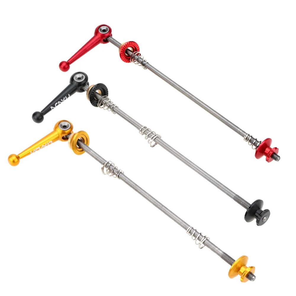 1Pair Ultralight Bicycle Skewers Quick Release Titanium Axle QR Skewer