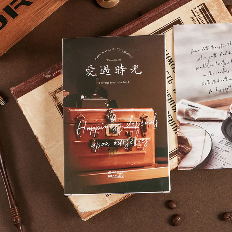 

30 pcs/box wandering life old time photography postcard greeting card lomo card christmas&birthday New Year message gift cards